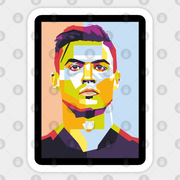 Cristiano Ronaldo Sticker by kigeartwork